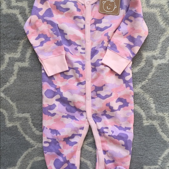 Little Mish Thermal Camo Footie - Picture 6 of 6